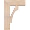 Ekena Millwork Westlake Block Smooth Bracket w/ Offset Brace, Douglas Fir, 7 1/2"W x 20"D x 28"H BKT0806X20X28WTL05SDF - alternate 4